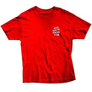 Anti Social Social Club Red Logo Tee
Size Large